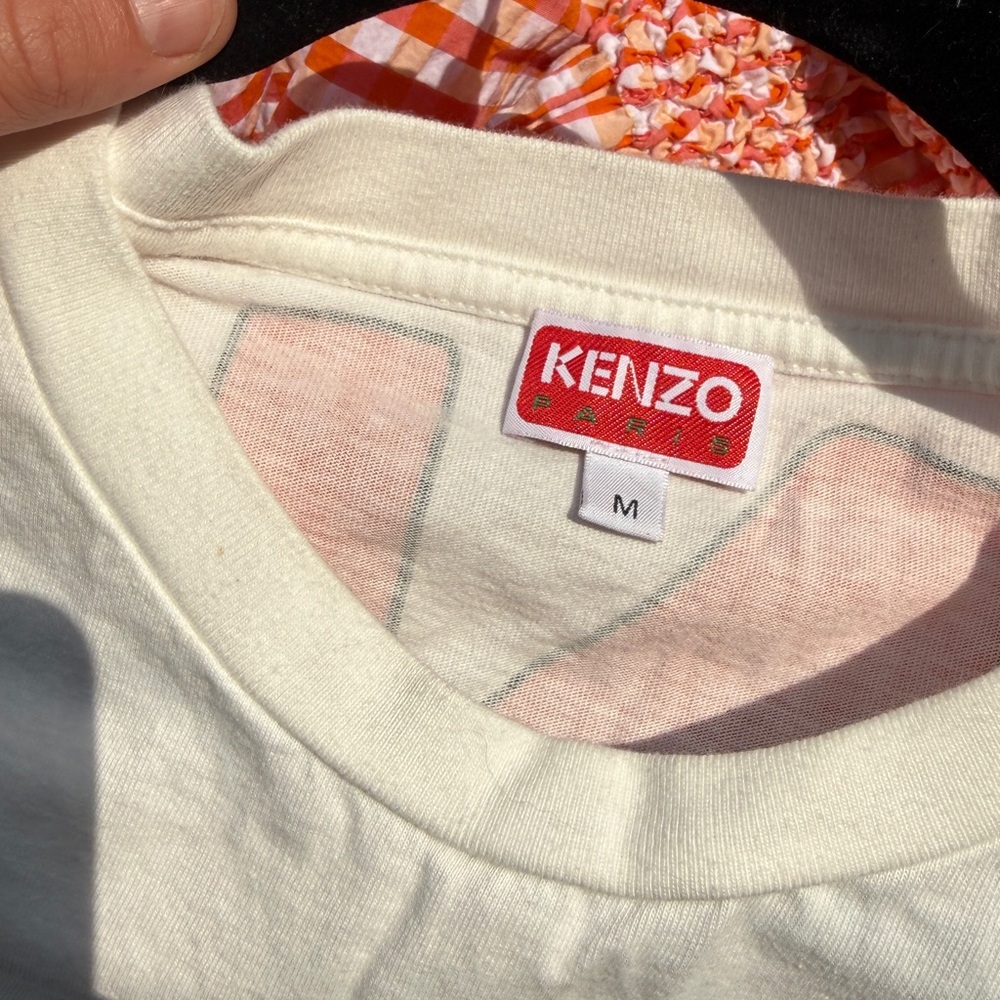 Kenzo Cream Graphic T-Shirt